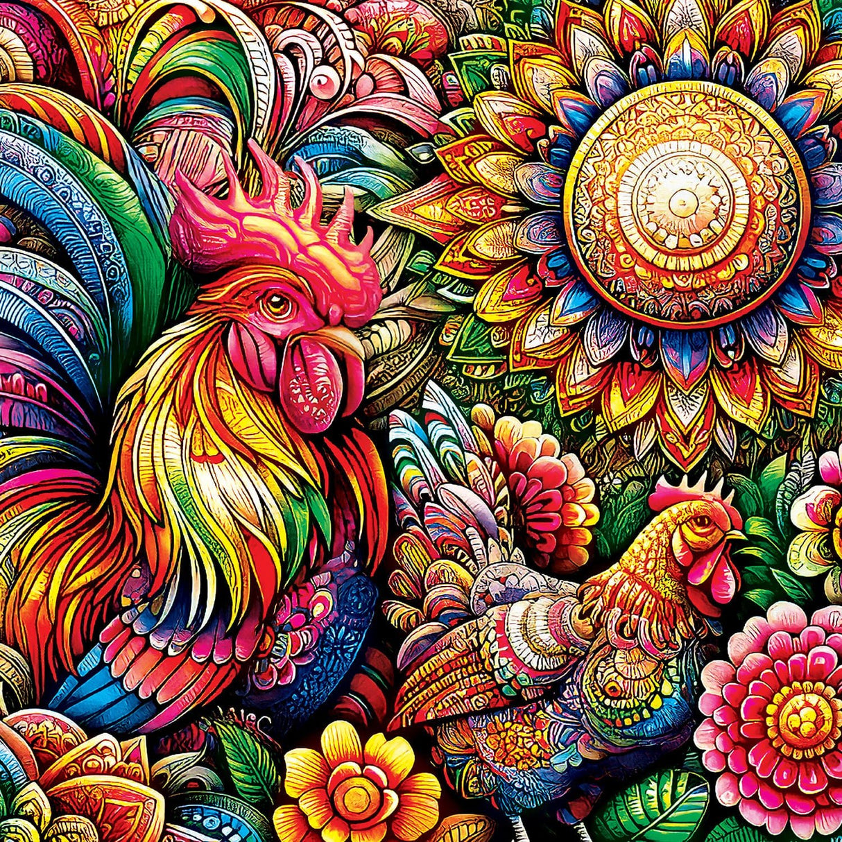 Kaleidoscope Sunrise Serenade 300 Piece EZ Grip Jigsaw Puzzle | Masterpieces - Jigsaw Puzzles - The Puzzle Center