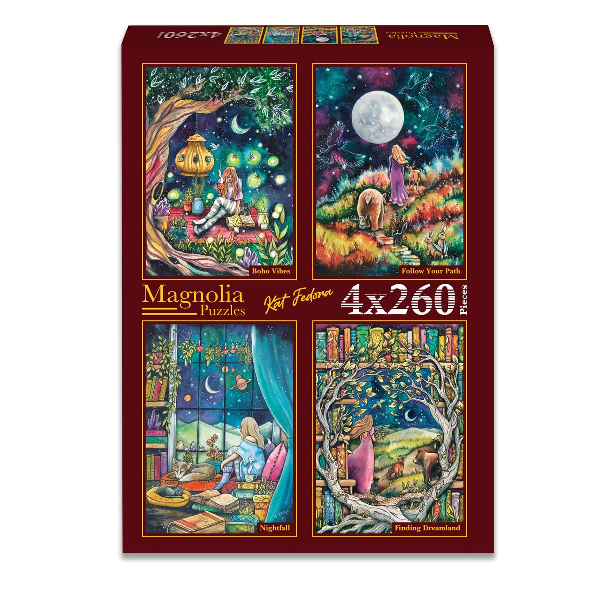Kat Fedora (#1) puzzle box by Magnolia