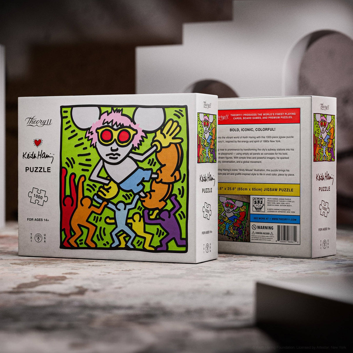 Keith Haring 1000 Piece Jigsaw Puzzle | Theory11 - Jigsaw Puzzles - The Puzzle Center