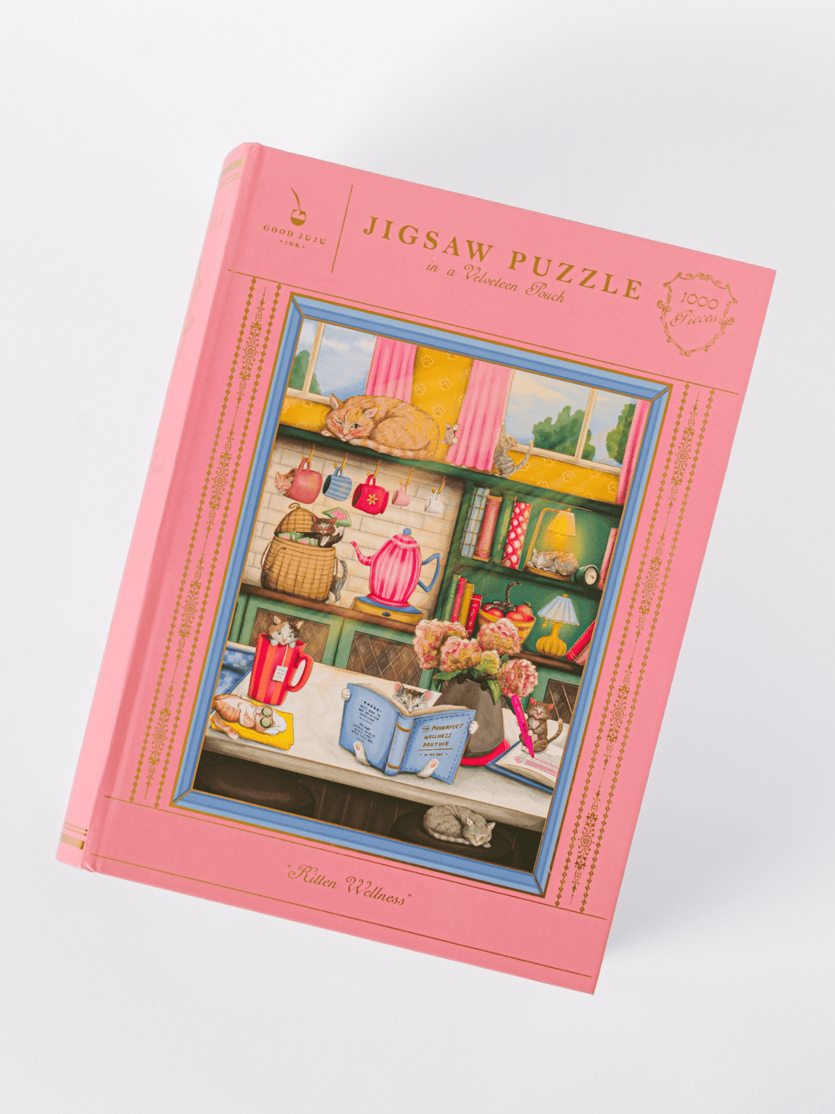 Kitten Wellness Routine 1000 Piece Jigsaw Puzzle | Good Juju Ink - Jigsaw Puzzles - The Puzzle Center