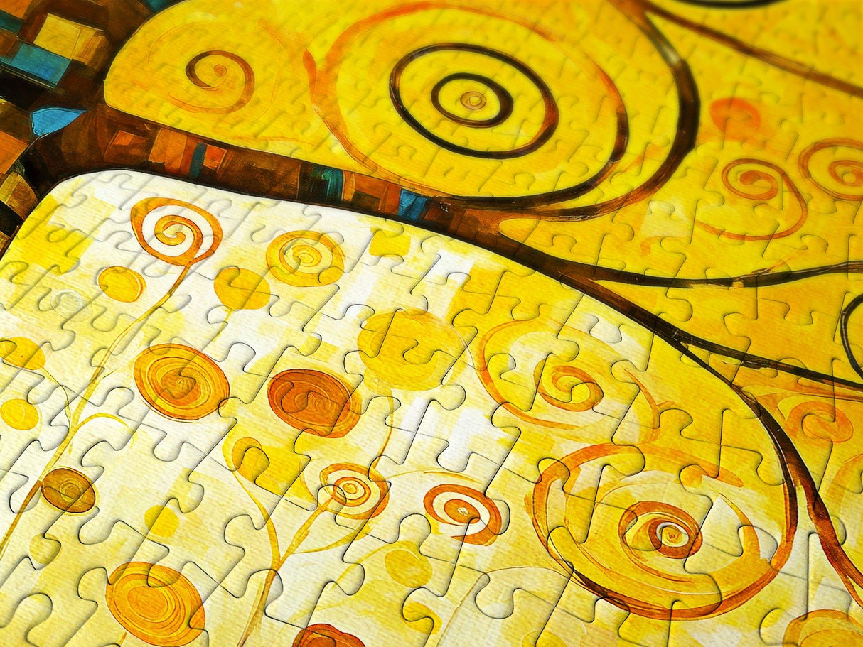 Klimt: Cat in the Tree of Life 1000 Piece Jigsaw Puzzle | Enjoy Puzzles - Jigsaw Puzzles - The Puzzle Center