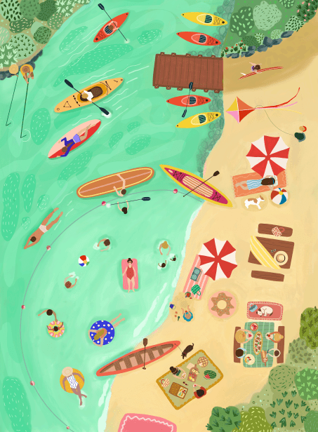 Lake Day 250 Piece Jigsaw Puzzle | Villager Puzzles - Jigsaw Puzzles - The Puzzle Center