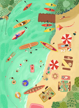Lake Day 250 Piece Jigsaw Puzzle | Villager Puzzles - Jigsaw Puzzles - The Puzzle Center