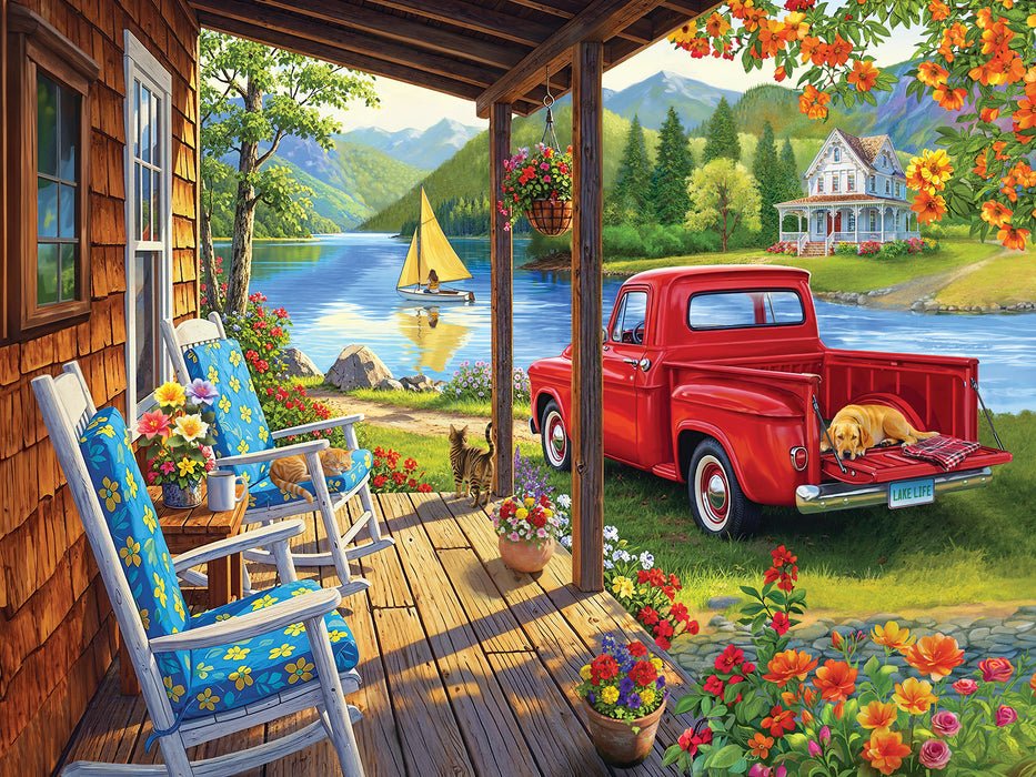 Lake Life 275 Piece Easy Handling Jigsaw Puzzle | Cobble Hill - Jigsaw Puzzles - The Puzzle Center
