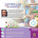 Lavender Lane Rabbits 1000 Piece Jigsaw Puzzle | Masterpieces - Jigsaw Puzzles - The Puzzle Center