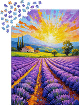 Lavender Sunset 1000 Piece Jigsaw Puzzle | Enjoy Puzzles - Jigsaw Puzzles - The Puzzle Center