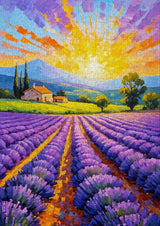 Lavender Sunset 1000 Piece Jigsaw Puzzle | Enjoy Puzzles - Jigsaw Puzzles - The Puzzle Center