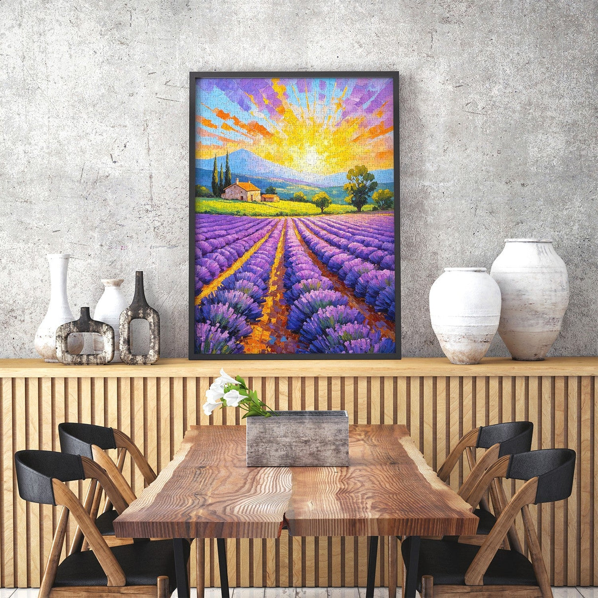 Lavender Sunset 1000 Piece Jigsaw Puzzle | Enjoy Puzzles - Jigsaw Puzzles - The Puzzle Center