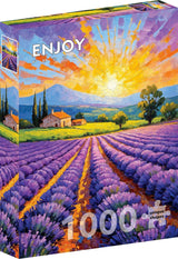 Lavender Sunset 1000 Piece Jigsaw Puzzle | Enjoy Puzzles - Jigsaw Puzzles - The Puzzle Center