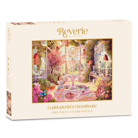 Lepidopterist's Greenhouse 1000 Piece Jigsaw Puzzle | Reverie Puzzles - Jigsaw Puzzles - The Puzzle Center