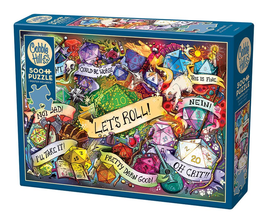 Let's Roll! 500 Piece Jigsaw Puzzle | Cobble Hill - Jigsaw Puzzles - The Puzzle Center