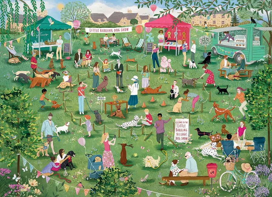 Little Barking Dog Show 1000 Piece Jigsaw Puzzle | Cobble Hill - Jigsaw Puzzles - The Puzzle Center