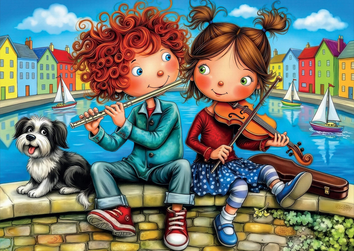 Little Music Makers 1000 Piece Jigsaw Puzzle | Delfy - Jigsaw Puzzles - The Puzzle Center