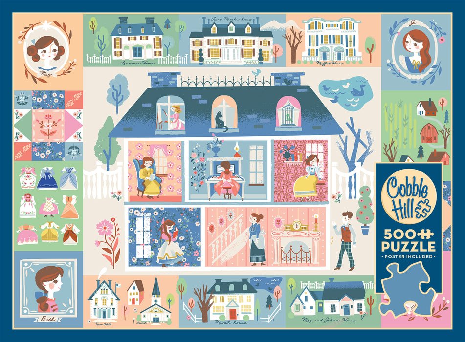 Little Women 500 Piece Jigsaw Puzzle | Cobble Hill - Jigsaw Puzzles - The Puzzle Center