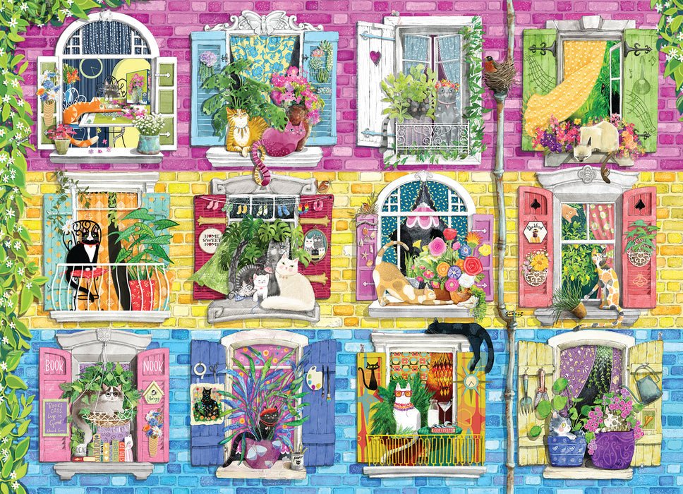 Living With Catitude 500 Piece Jigsaw Puzzle | Cobble Hill - Jigsaw Puzzles - The Puzzle Center
