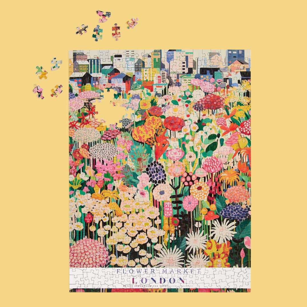 London Flower Market 500 Piece Jigsaw Puzzle | WerkShoppe - Jigsaw Puzzles - The Puzzle Center