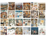 Lore Pemberton Advent Calendar 24 x 100 Piece Mini Jigsaw Puzzles | New York Puzzle Company
