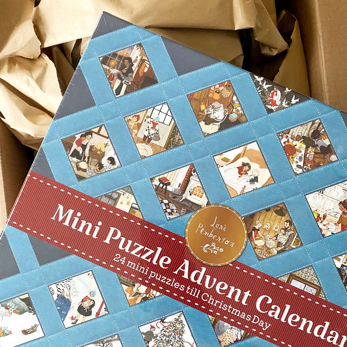 Lore Pemberton Advent Calendar 24 x 100 Piece Mini Jigsaw Puzzles | New York Puzzle Company