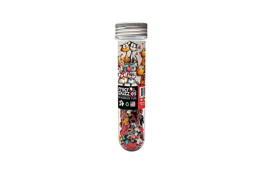 Lovable Cats 150 Piece Mini Jigsaw Puzzle | MicroPuzzles - Mini Jigsaw Puzzles - The Puzzle Center