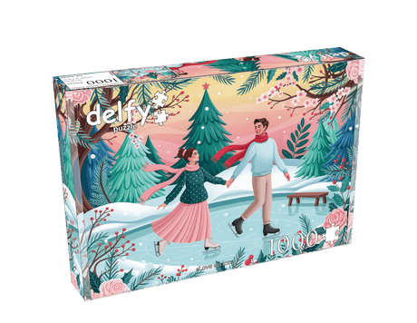 Love On Ice 1000 Piece Jigsaw Puzzle | Delfy - Jigsaw Puzzles - The Puzzle Center