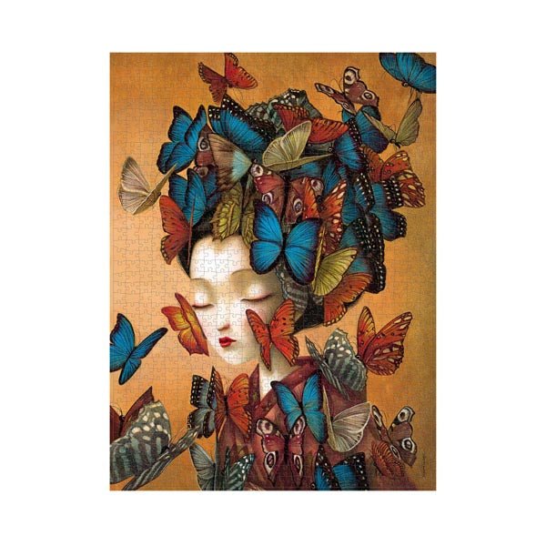 Madame Butterfly 1000 Piece Jigsaw Puzzle by Paperblanks - Paperblanks - Jigsaw Puzzles - The Puzzle Center