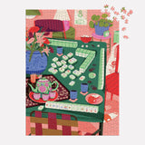 Mahjong Social 1000 Piece Jigsaw Puzzle | Galison - Jigsaw Puzzles - The Puzzle Center