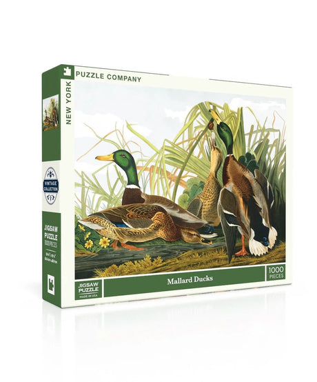 Mallard Ducks 1000 Piece Jigsaw Puzzle | New York Puzzle Company - Jigsaw Puzzles - The Puzzle Center