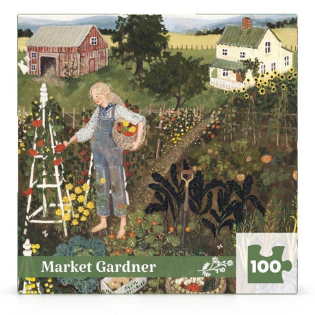 Market Gardner 100 Piece Mini Jigsaw Puzzle | New York Puzzle Company - Mini Jigsaw Puzzles - The Puzzle Center