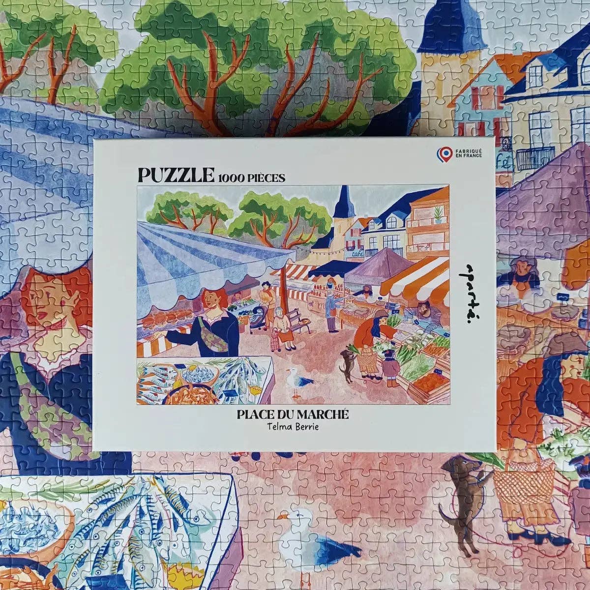 Market Square 1000 Piece Jigsaw Puzzle | Aparté - Jigsaw Puzzles - The Puzzle Center