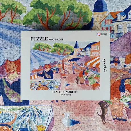Market Square 1000 Piece Jigsaw Puzzle | Aparté - Jigsaw Puzzles - The Puzzle Center