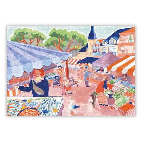 Market Square 1000 Piece Jigsaw Puzzle | Aparté - Jigsaw Puzzles - The Puzzle Center