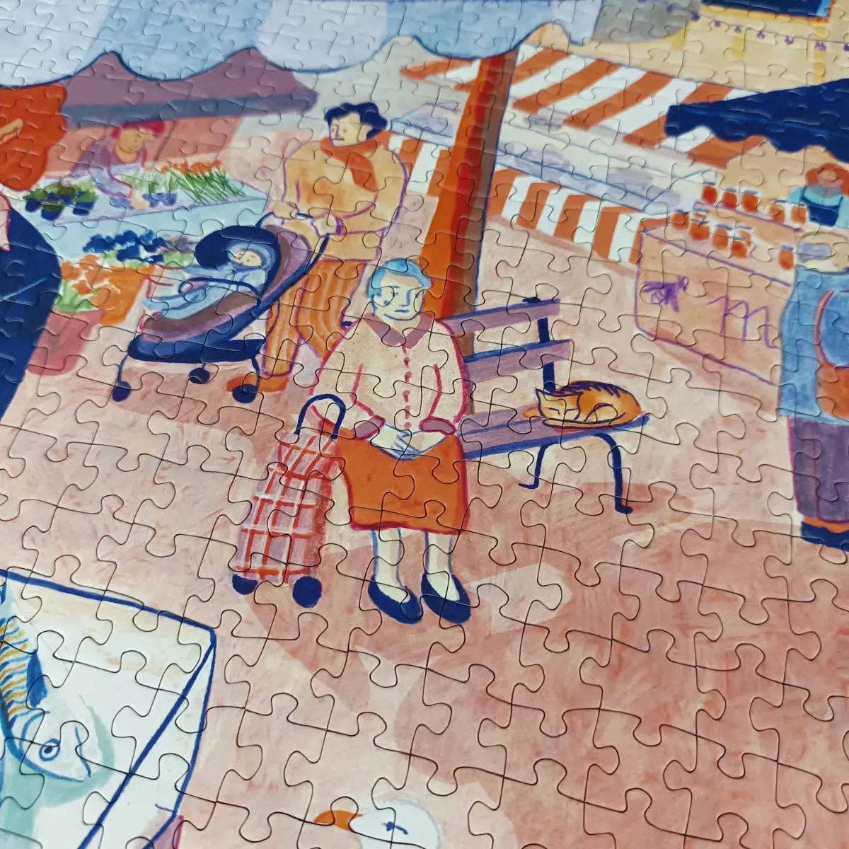 Market Square 1000 Piece Jigsaw Puzzle | Aparté - Jigsaw Puzzles - The Puzzle Center