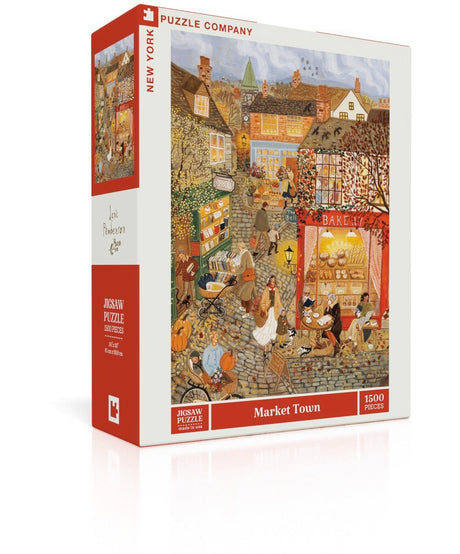 Market Town 1500 Piece Jigsaw Puzzle | New York Puzzle Company - Jigsaw Puzzles - The Puzzle Center