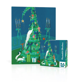 Maximalist Christmas 100 Piece Mini Jigsaw Puzzle | New York Puzzle Company - Mini Jigsaw Puzzles - The Puzzle Center