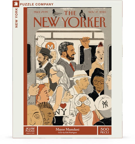 Mayor Mamdani 500 Piece Jigsaw Puzzle | New York Puzzle Company - Jigsaw Puzzles - The Puzzle Center