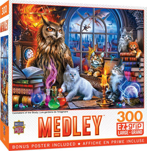 Medley Caretakers of the Study 300 Piece EZ Grip Jigsaw Puzzle | Masterpieces - Jigsaw Puzzles - The Puzzle Center