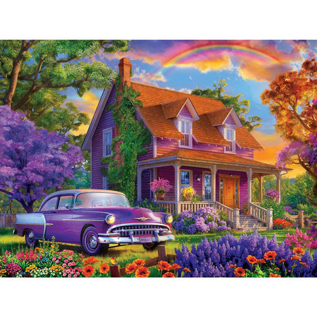 Memory Lane - Violet Lives Here 300 Piece EZ Grip Jigsaw Puzzle by Masterpieces Puzzles - Masterpieces Puzzles - Jigsaw Puzzles - The Puzzle Center