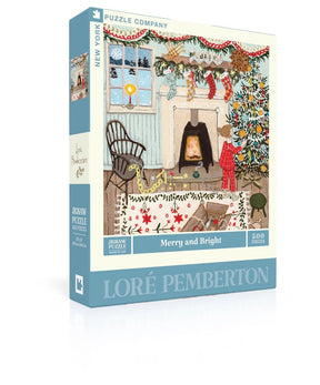 Merry and Bright 500 Piece Jigsaw Puzzle | New York Puzzle Company - Jigsaw Puzzles - The Puzzle Center