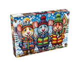 Mice In Mittens 1000 Piece Jigsaw Puzzle | Delfy - Jigsaw Puzzles - The Puzzle Center