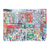 Michael Storrings Christmas in Greenwich Village 1000 Piece Jigsaw Puzzle | Galison - Jigsaw Puzzles - The Puzzle Center