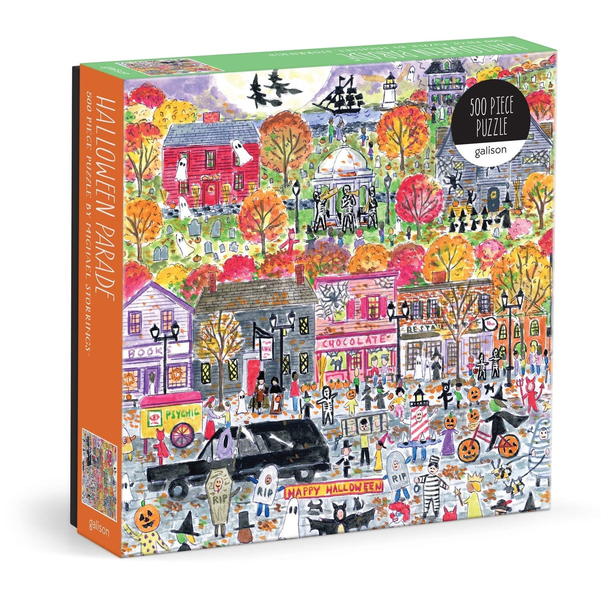 Halloween Parade puzzle box by Galison