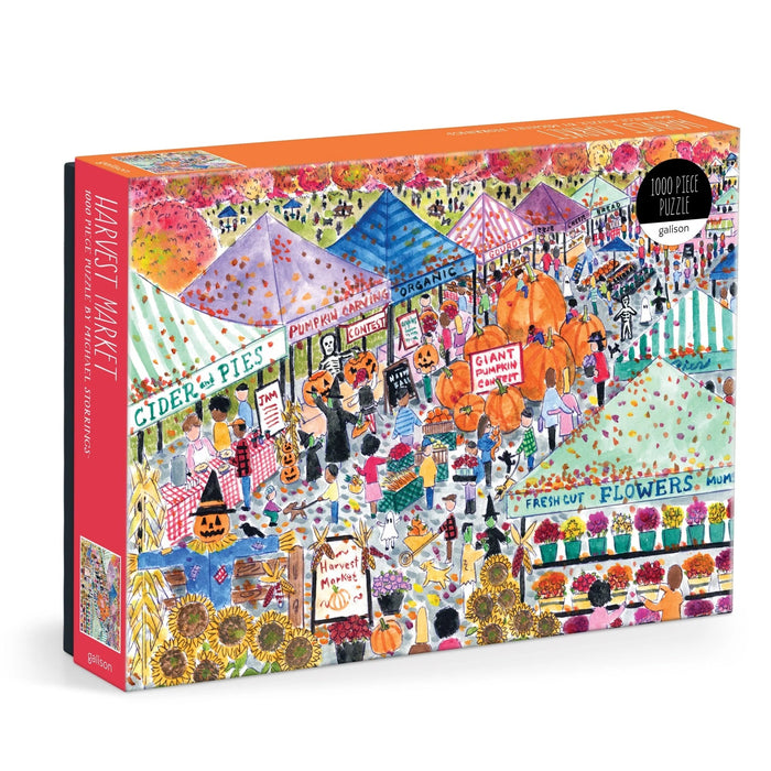 Michael Storrings Harvest Market 1000 Piece Jigsaw Puzzle | Galison - Jigsaw Puzzles - The Puzzle Center