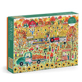 Michael Storrings Pumpkin Patch 1000 Piece Jigsaw Puzzle | Galison - Jigsaw Puzzles - The Puzzle Center