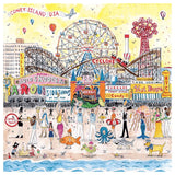 Michael Storrings Summer at the Amusement Park 500 Piece Jigsaw Puzzle by Galison - Galison - Jigsaw Puzzles - The Puzzle Center