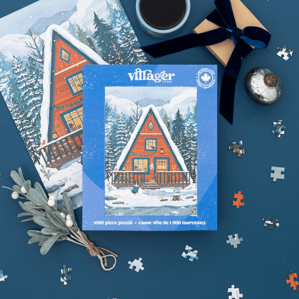Midwinter Retreat 1000 Piece Jigsaw Puzzle | Villager - Jigsaw Puzzles - The Puzzle Center