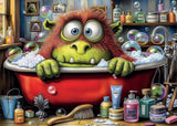Monster's Beauty Routine 1000 Piece Jigsaw Puzzle | Delfy - Jigsaw Puzzles - The Puzzle Center