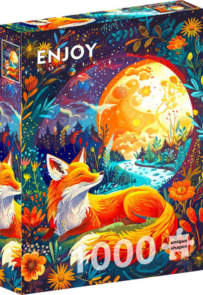 Moon Fox 1000 Piece Jigsaw Puzzle | Enjoy Puzzles - Jigsaw Puzzles - The Puzzle Center