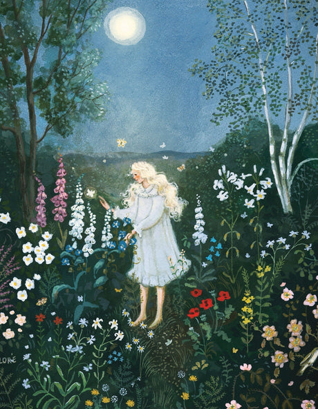 Moon Garden 100 Piece Mini Jigsaw Puzzle | New York Puzzle Company - Mini Jigsaw Puzzles - The Puzzle Center