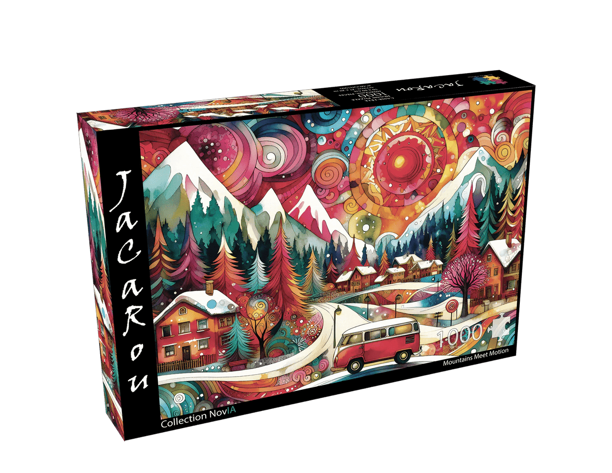 Mountains Meet Motion 1000 Piece Jigsaw Puzzle | JaCaRou Puzzles - Jigsaw Puzzles - The Puzzle Center