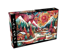 Mountains Meet Motion 1000 Piece Jigsaw Puzzle | JaCaRou Puzzles - Jigsaw Puzzles - The Puzzle Center